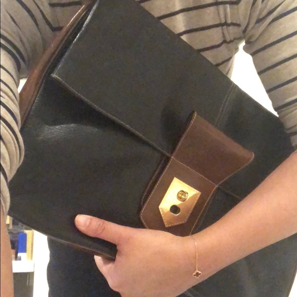 *bettina* Italy made vintage large clutch